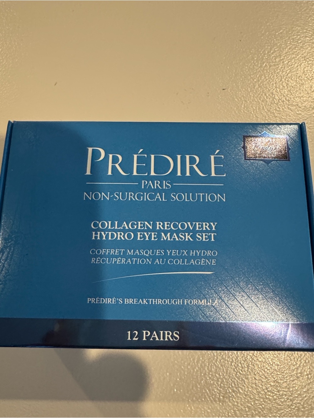 Prédiré Collagen Recovery Hydro Eye Mask Set - Blue